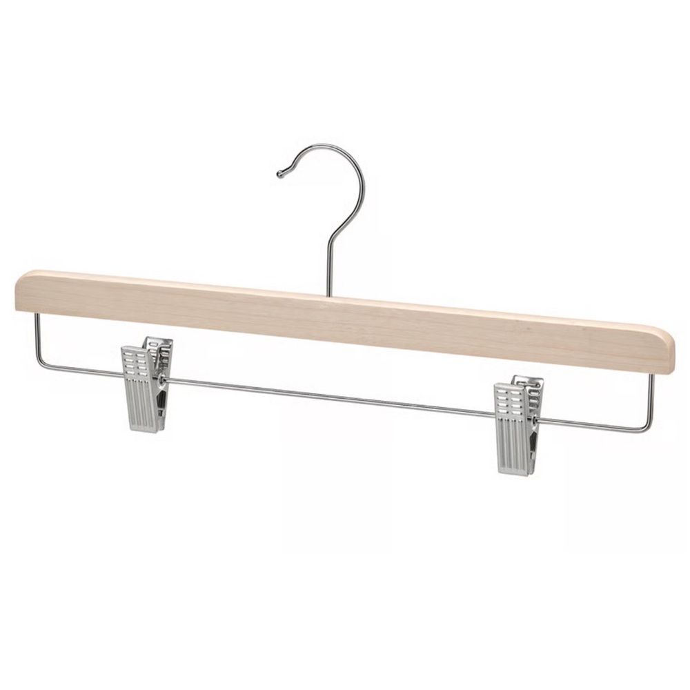 2 bumerang IKEA natural, Silver Closet Accessory Hanger. NWT.